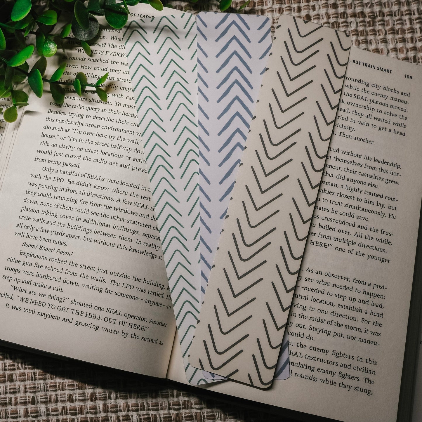 Chevron | Boho Bookmarks