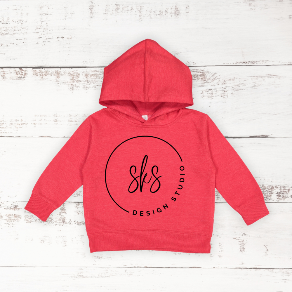 CUSTOM LOGO | Toddler Pullover Hoodie Sweatshirt