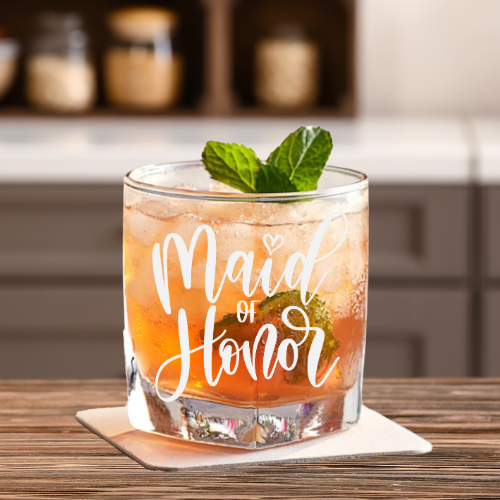 Maid of Honor | ENGRAVED | 10 oz Rocks/Whiskey Glass