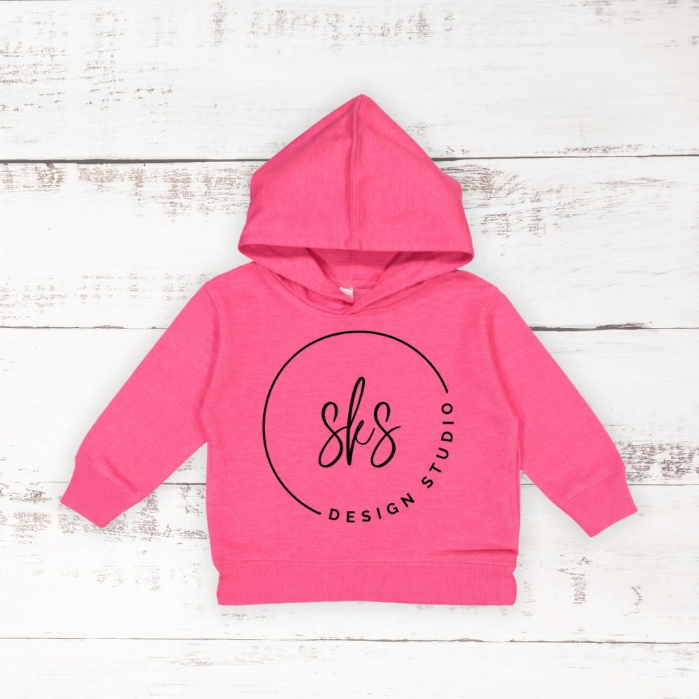 CUSTOM LOGO | Toddler Pullover Hoodie Sweatshirt