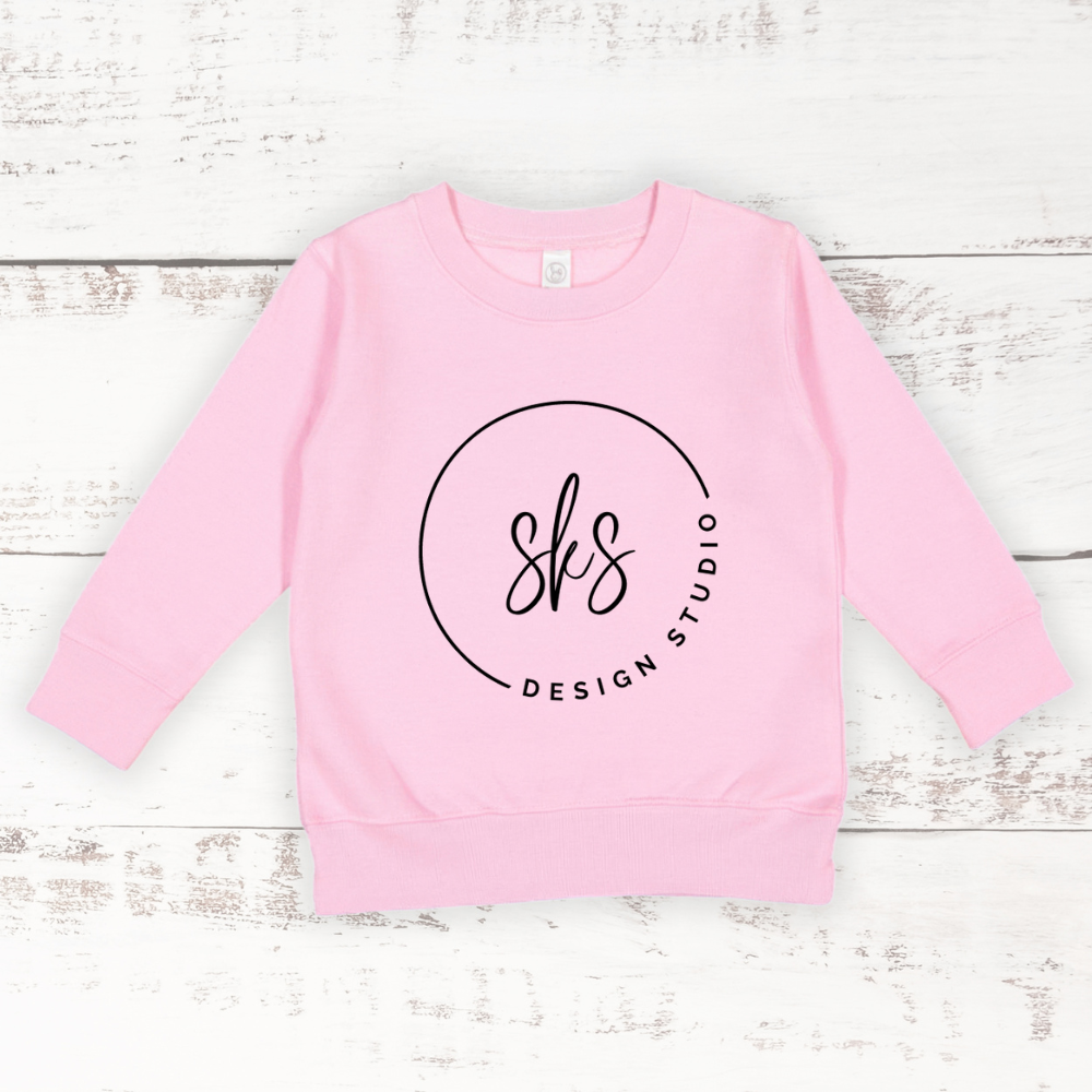 CUSTOM LOGO | Toddler Crewneck Sweatshirt
