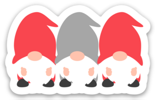 Gnomies Christmas Sticker