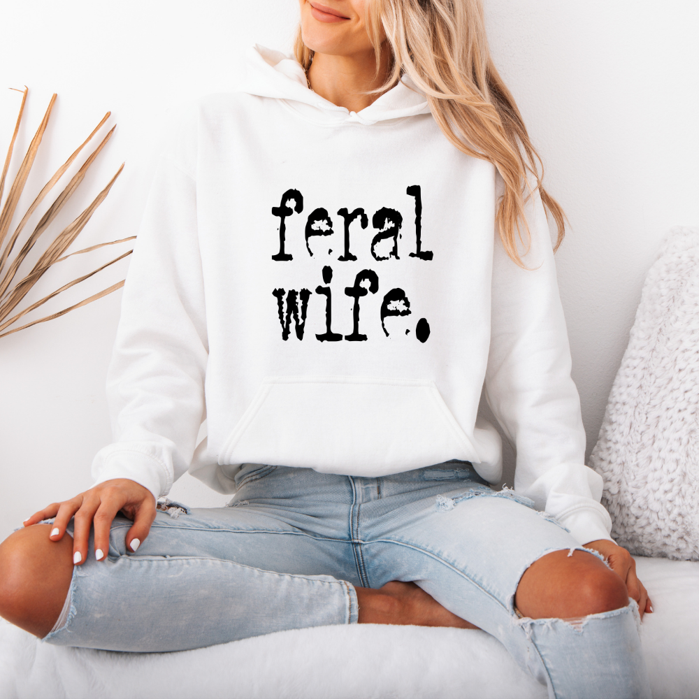 Feral Wife | Unisex Hoodie Sweatshirt