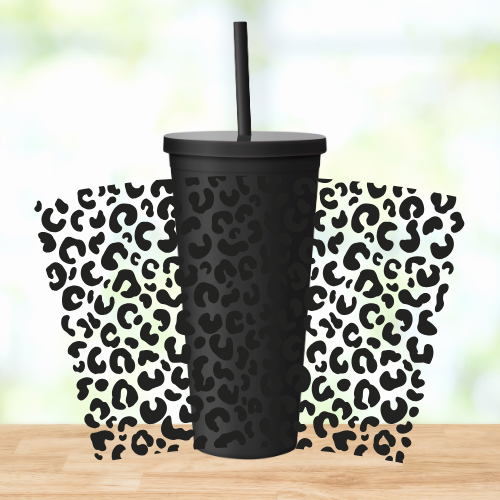 Leopard | UVDTF | 24oz Matte Acrylic Tumbler