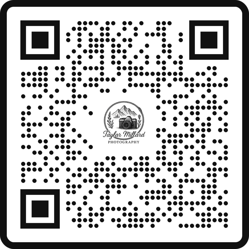 Taylar Millard Photography | Car Decal with QR Code