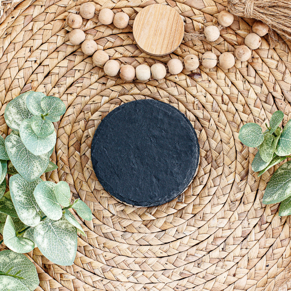 Slate Coasters | 4" Square or Round