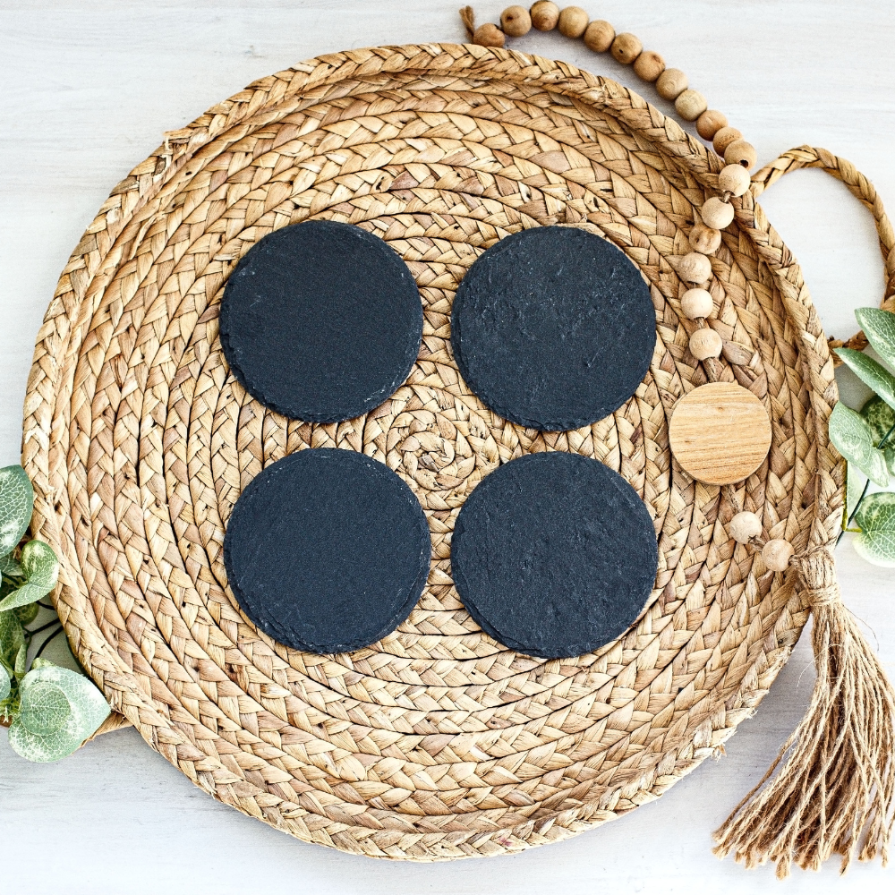 Slate Coasters | 4" Square or Round
