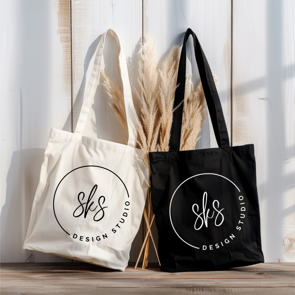 CUSTOM LOGO | Canvas Tote Bag