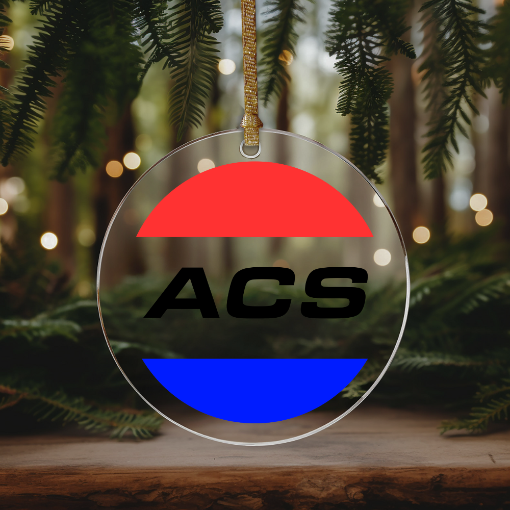 CUSTOM Logo | UVDTF | Christmas Ornament