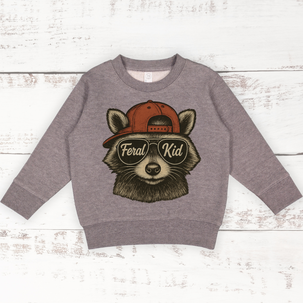 Feral Kid | Toddler Crewneck Sweatshirt