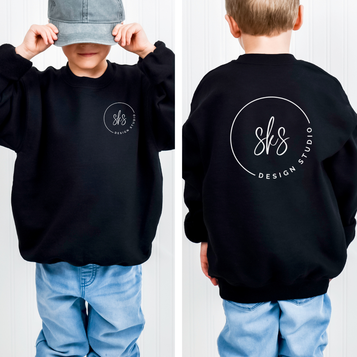 CUSTOM LOGO | Youth Crewneck Sweatshirt