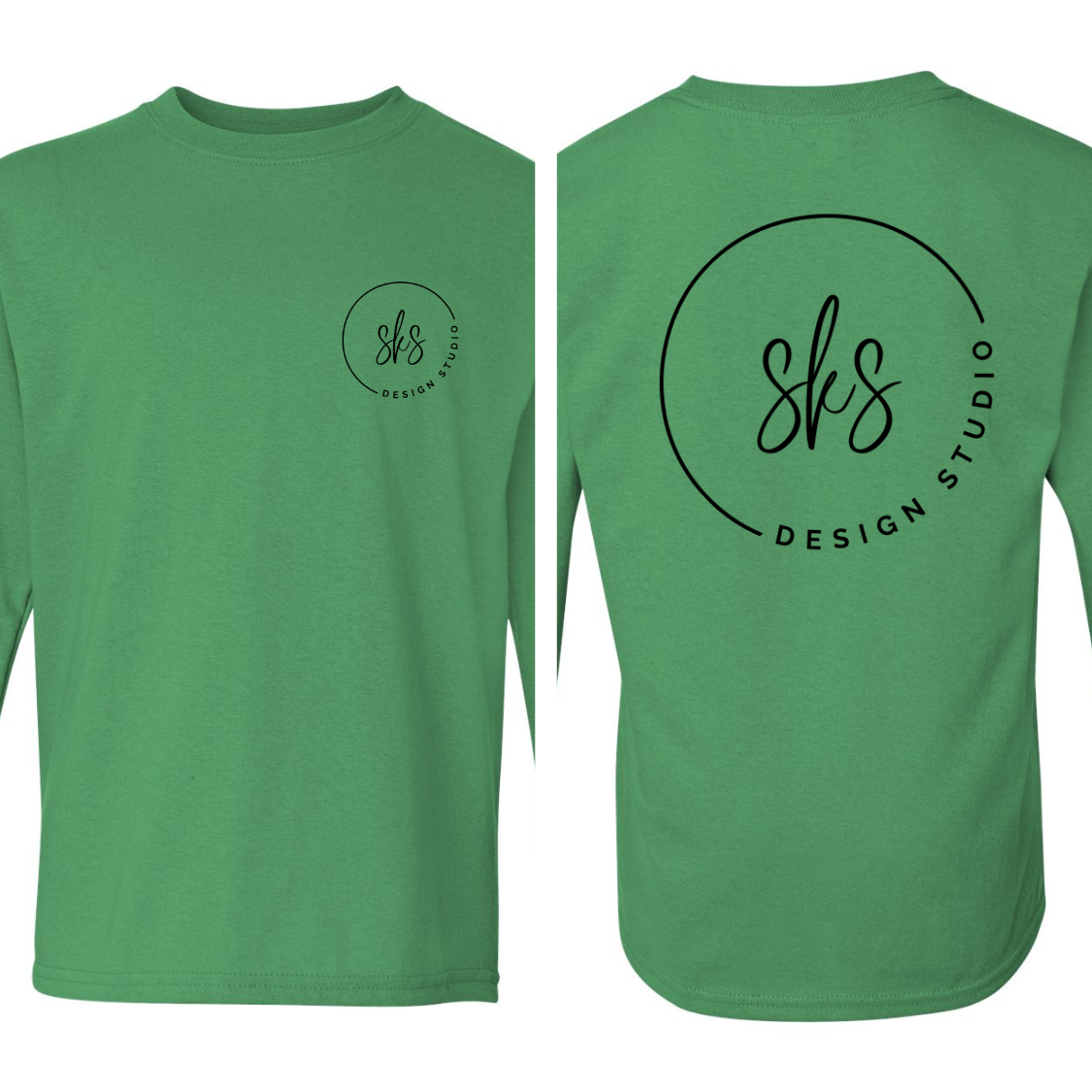 CUSTOM LOGO | Youth Unisex Long Sleeve Shirt