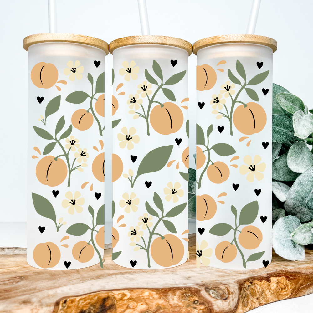 Peaches | UVDTF Cup Wrap 25oz
