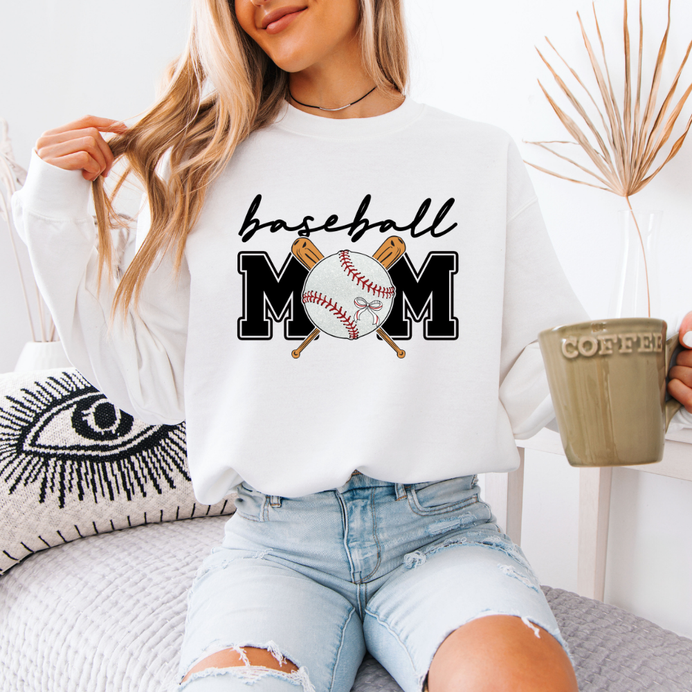 Baseball Mom | Unisex Crewneck Sweatshirt
