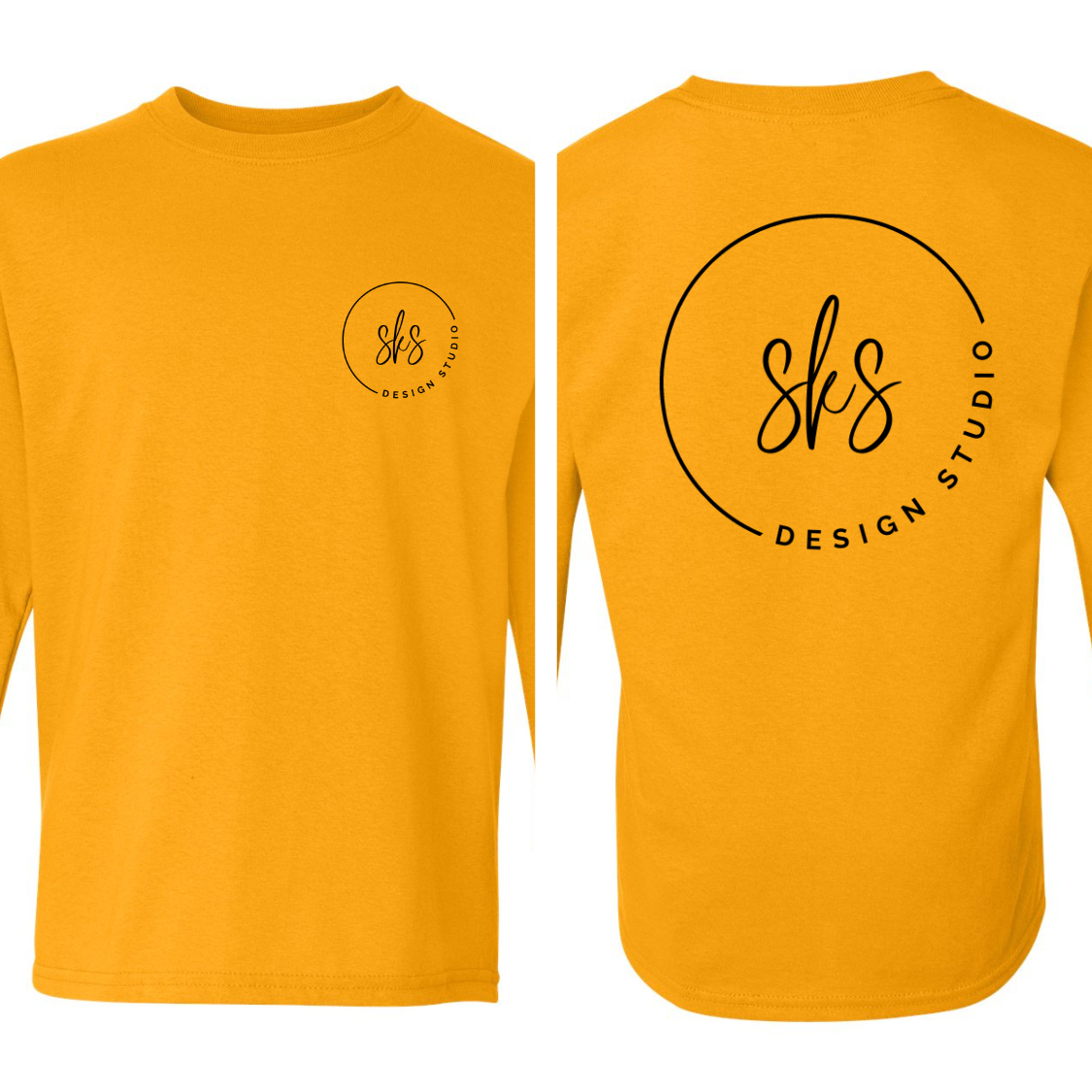 CUSTOM LOGO | Youth Unisex Long Sleeve Shirt