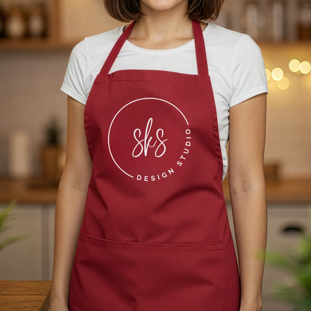 CUSTOM LOGO | Apron with Pocket