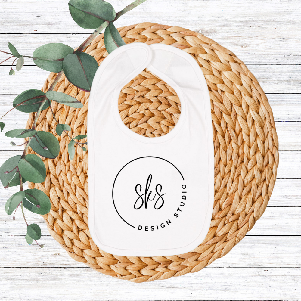 CUSTOM Logo | Rabbit Skins Infant Bib