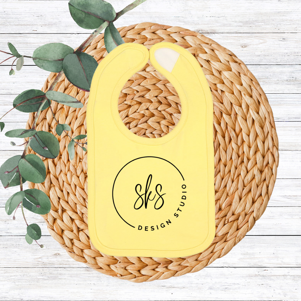 CUSTOM Logo | Rabbit Skins Infant Bib