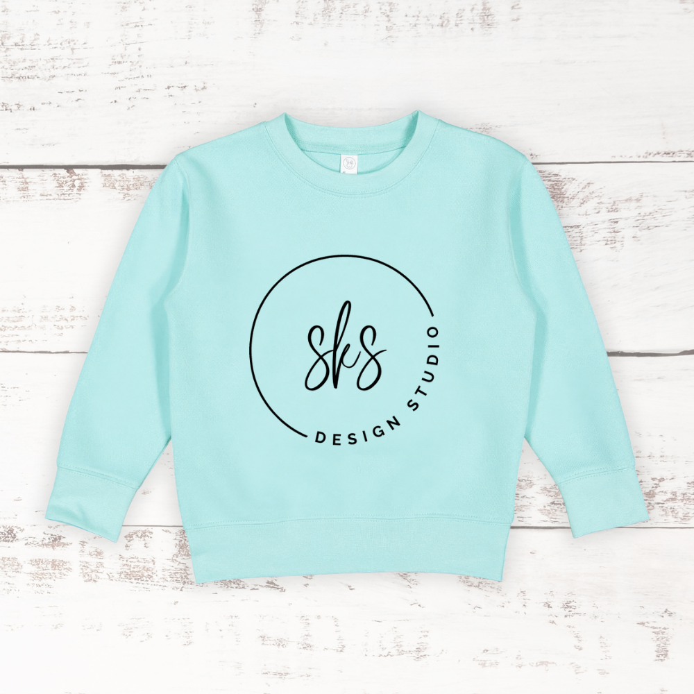 CUSTOM LOGO | Toddler Crewneck Sweatshirt