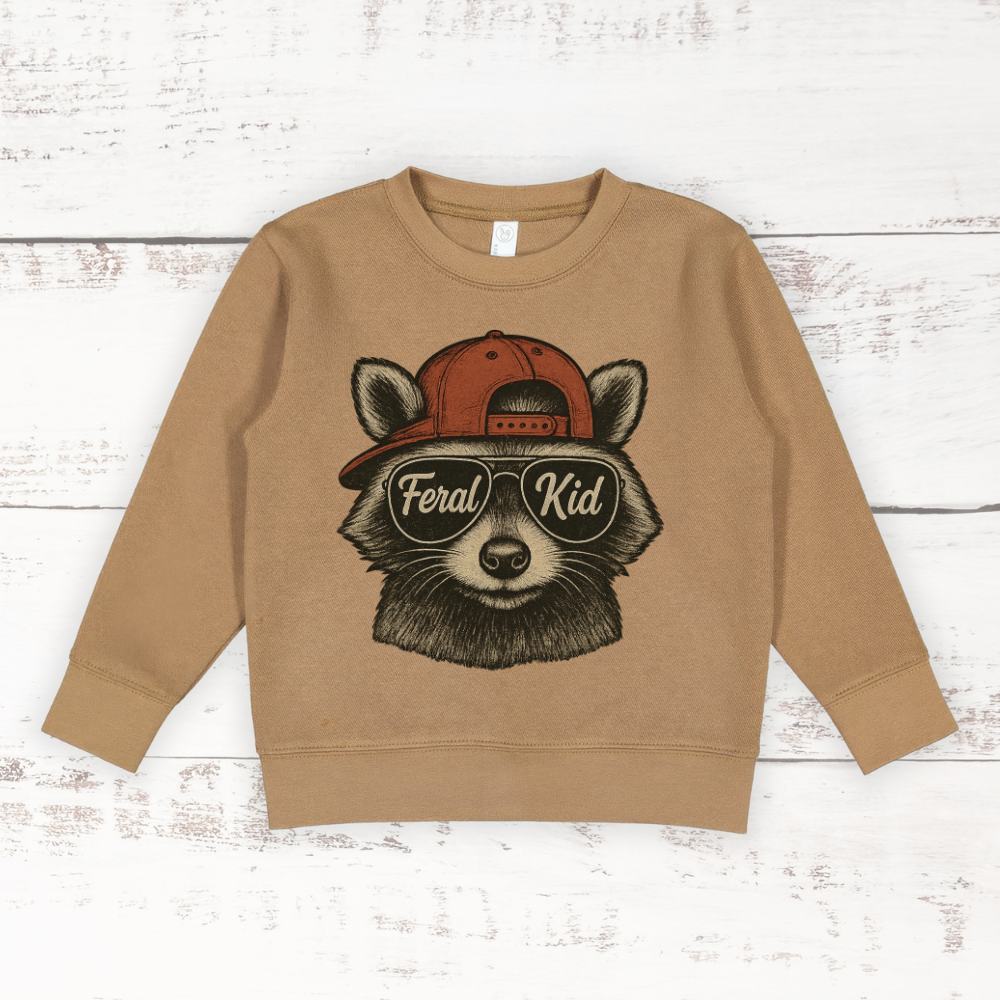 Feral Kid | Toddler Crewneck Sweatshirt