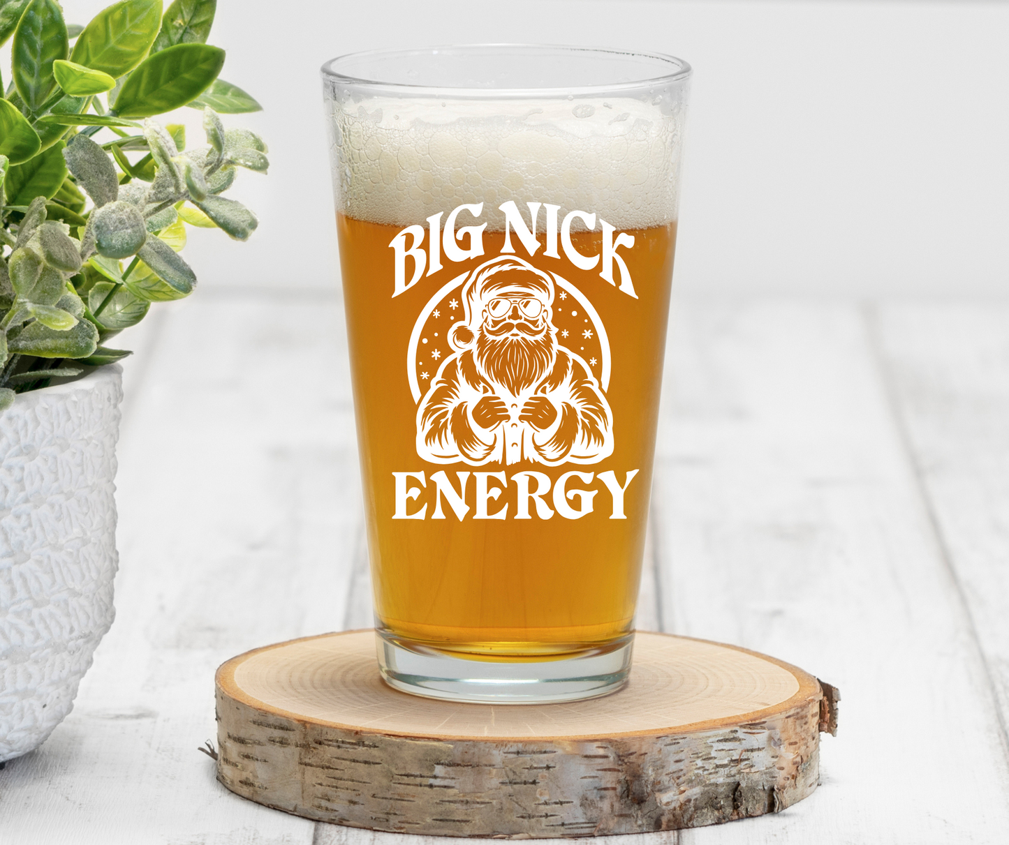 Big Nick Energy | ENGRAVED | 16 oz Pint Glass