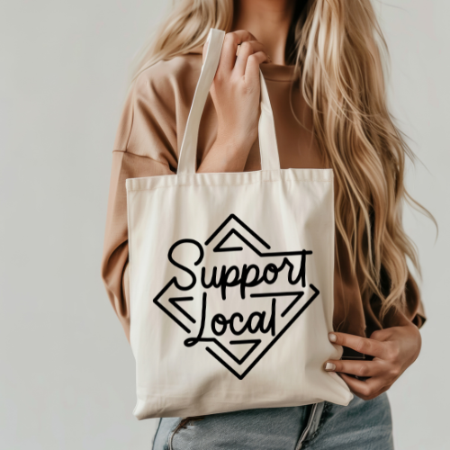 Support Local | Canvas Tote Bag
