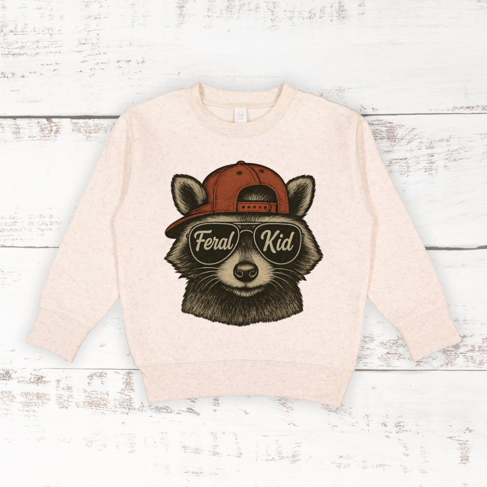 Feral Kid | Toddler Crewneck Sweatshirt