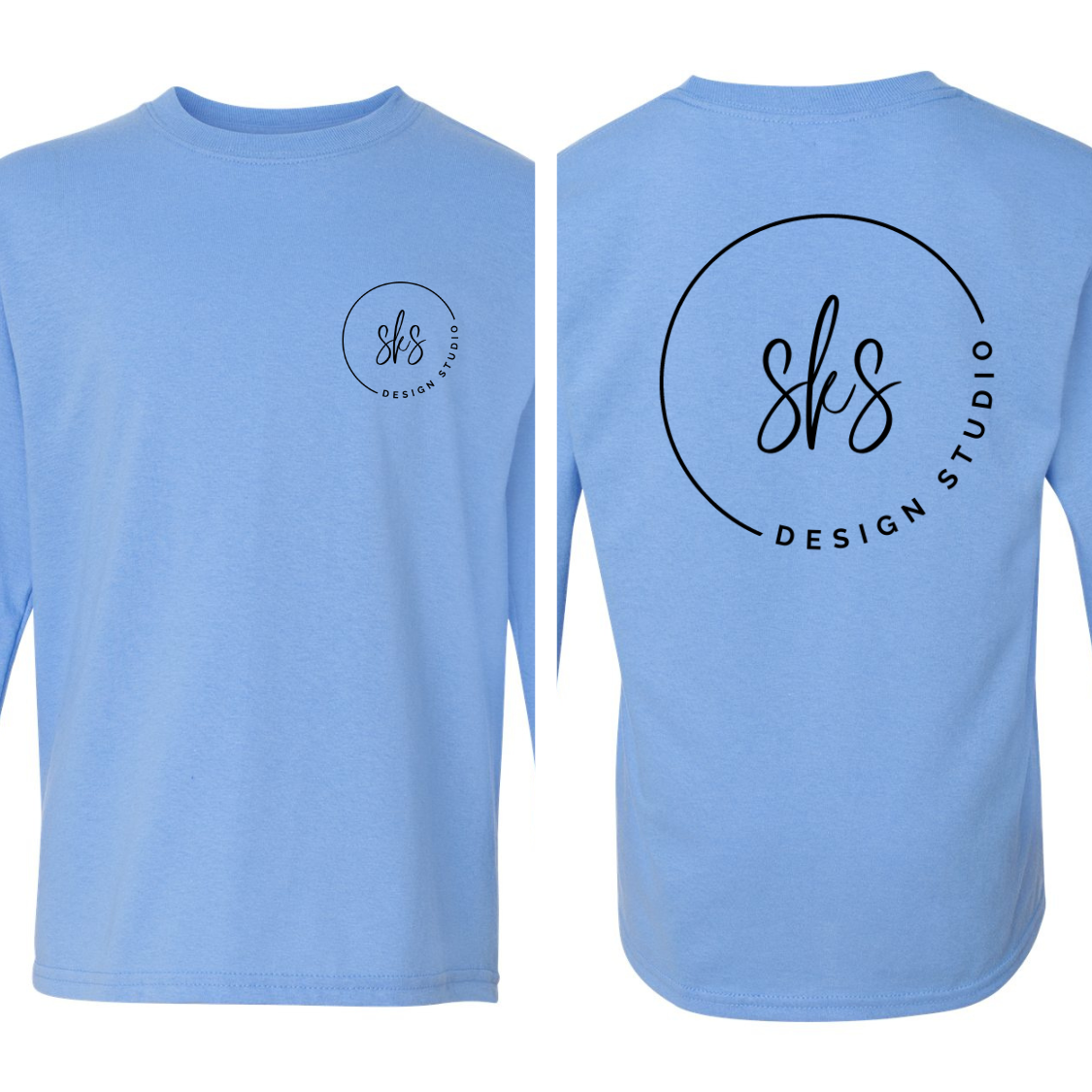CUSTOM LOGO | Youth Unisex Long Sleeve Shirt