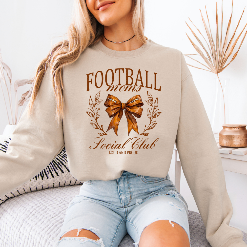 Football Moms Social Club | Unisex Crewneck Sweatshirt