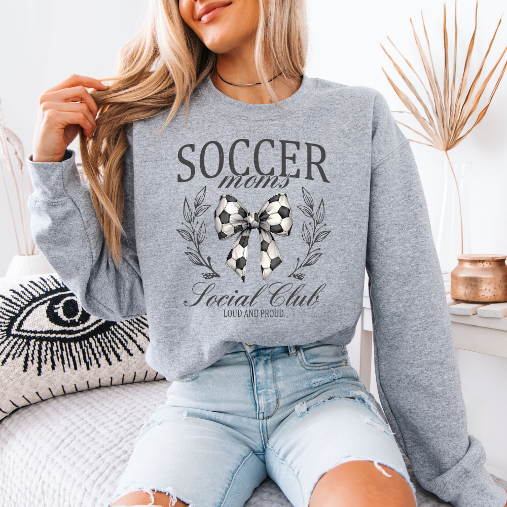 Soccer Moms Social Club | Unisex Crewneck Sweatshirt