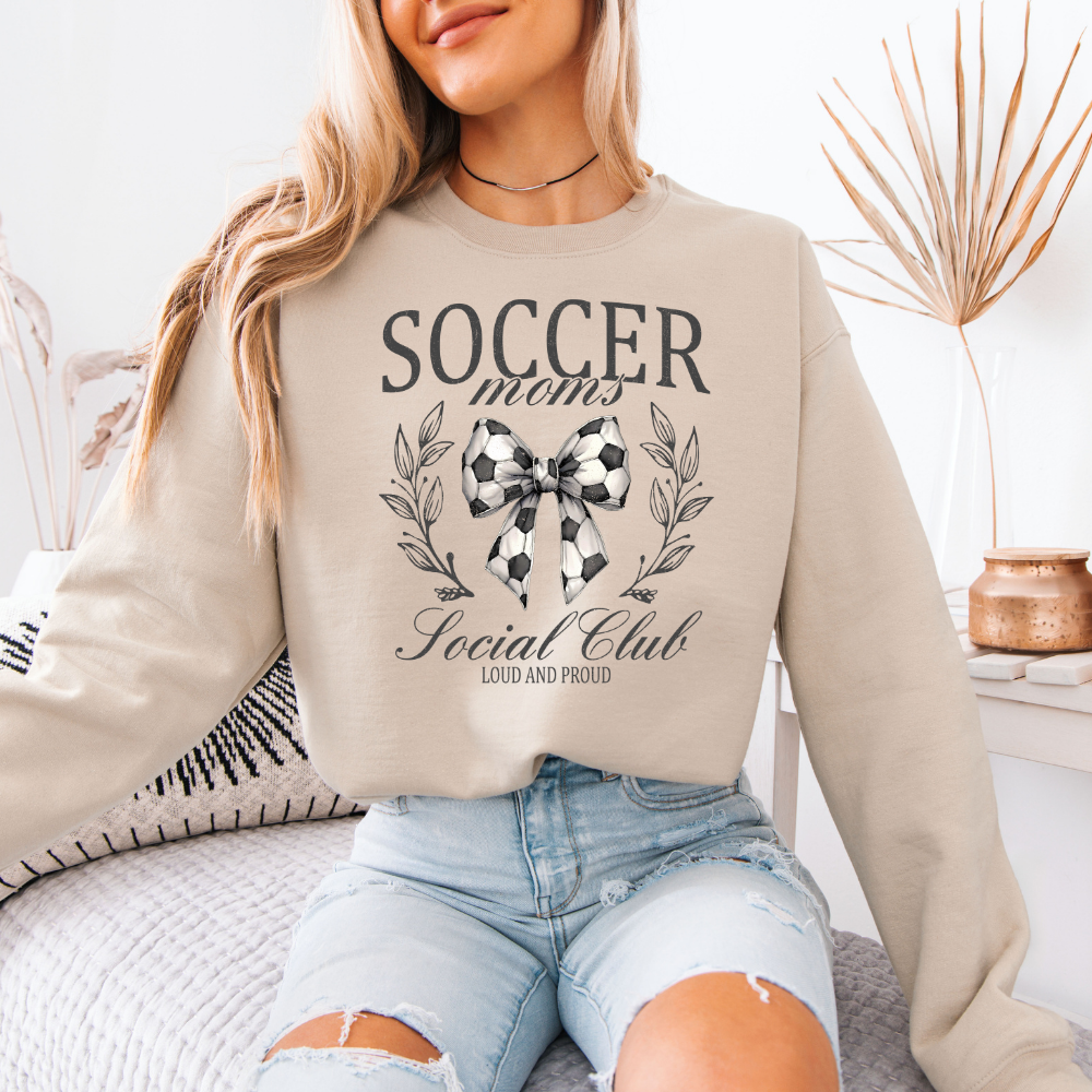 Soccer Moms Social Club | Unisex Crewneck Sweatshirt