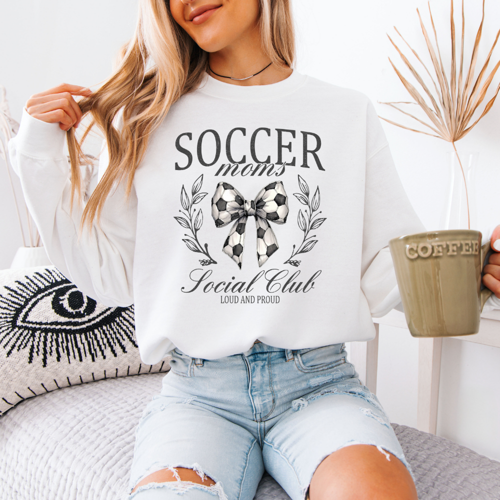 Soccer Moms Social Club | Unisex Crewneck Sweatshirt