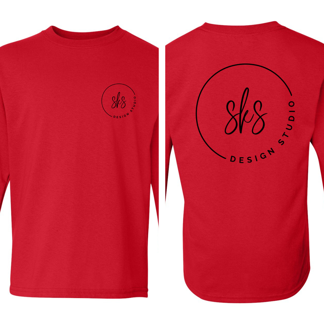CUSTOM LOGO | Youth Unisex Long Sleeve Shirt