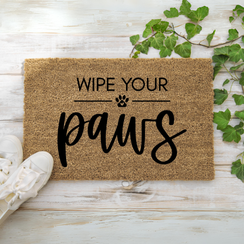 Wipe Your Paws | ENGRAVED | Door Mat