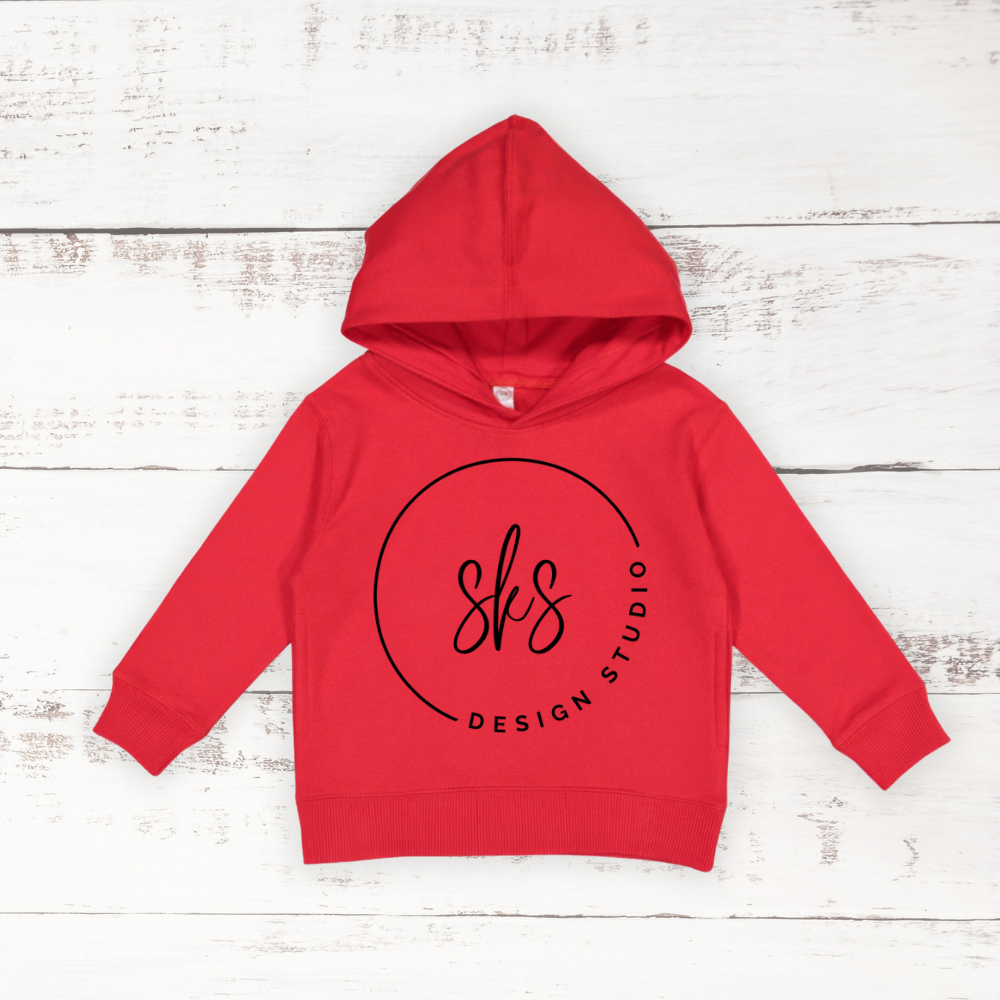 CUSTOM LOGO | Toddler Pullover Hoodie Sweatshirt