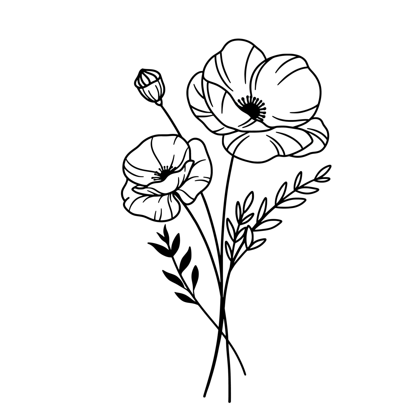 Personalized Birth Flower | UVDTF | 20 oz Libbey Can Glass with Bamboo Lid & Straw