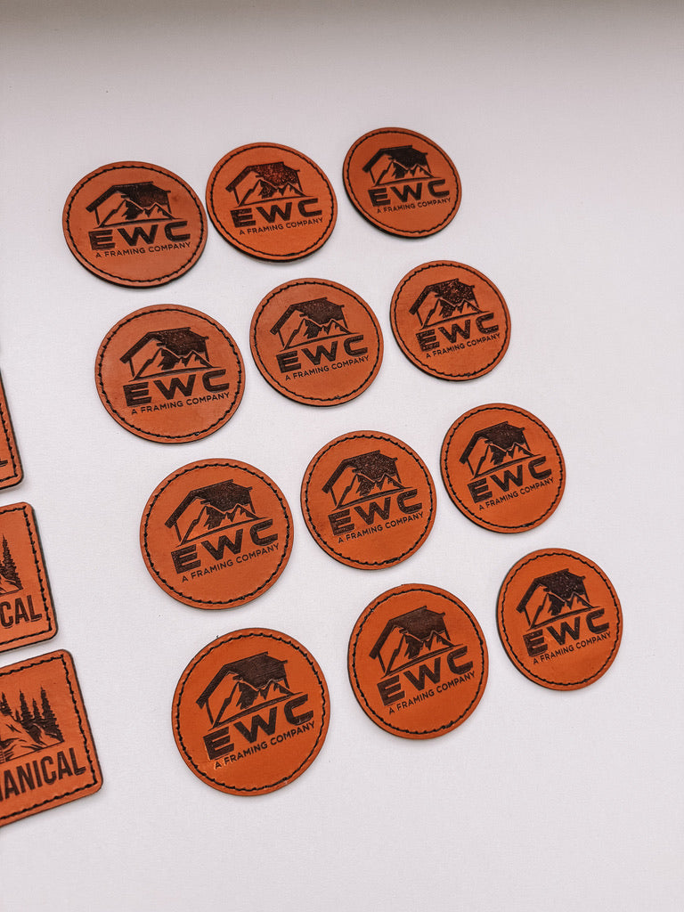 CUSTOM Logo | Leather Hat Patch