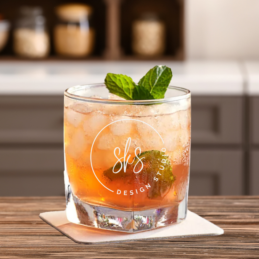 Custom Logo | ENGRAVED | 10 oz Rocks/Whiskey Glass