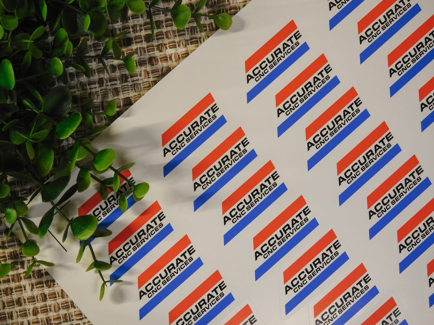 Custom Logo Sticker Sheets