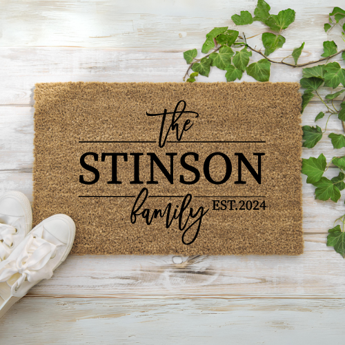 Family | ENGRAVED | Door Mat