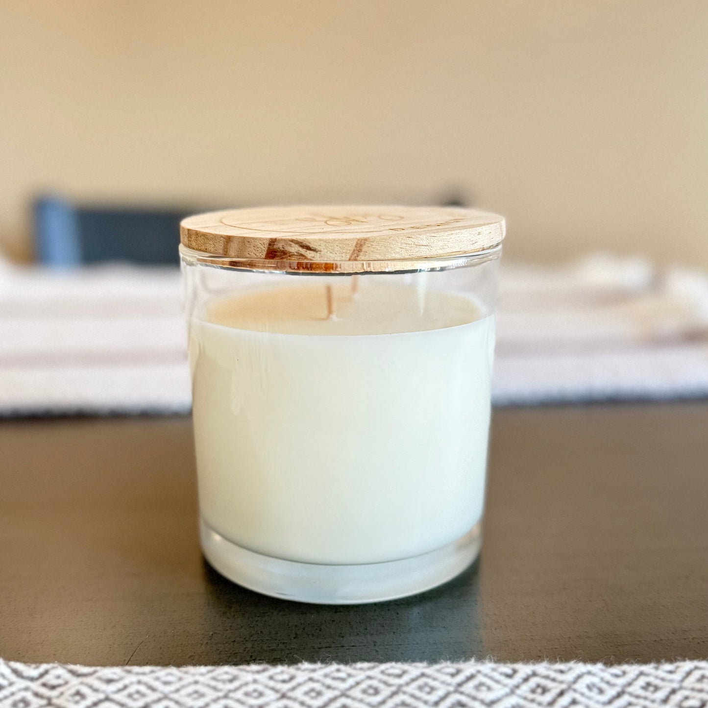 15oz Candle with Bamboo Lid