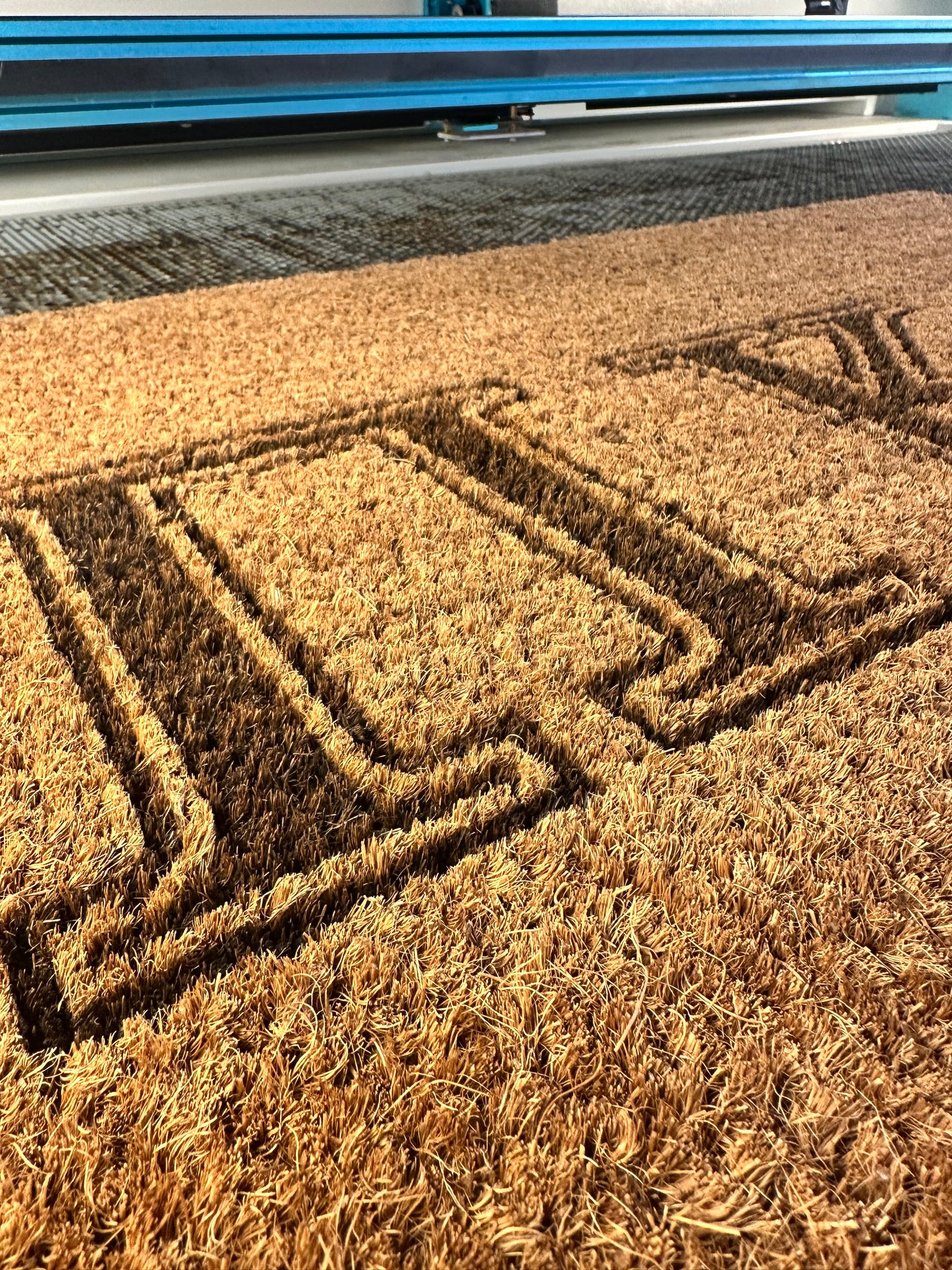 Greek Letters, Sorority or Fraternity | ENGRAVED | Door Mat