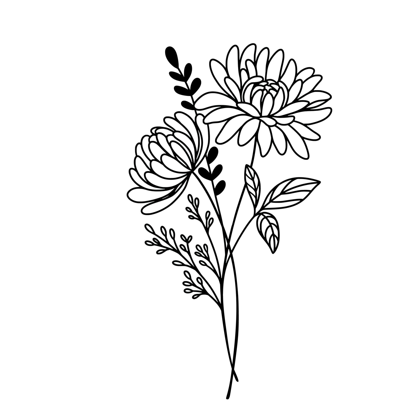 Personalized Birth Flower | UVDTF | 20 oz Libbey Can Glass with Bamboo Lid & Straw