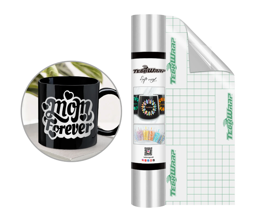 Teckwrap 001G Series Glossy Craft Vinyl 12" x 5' roll