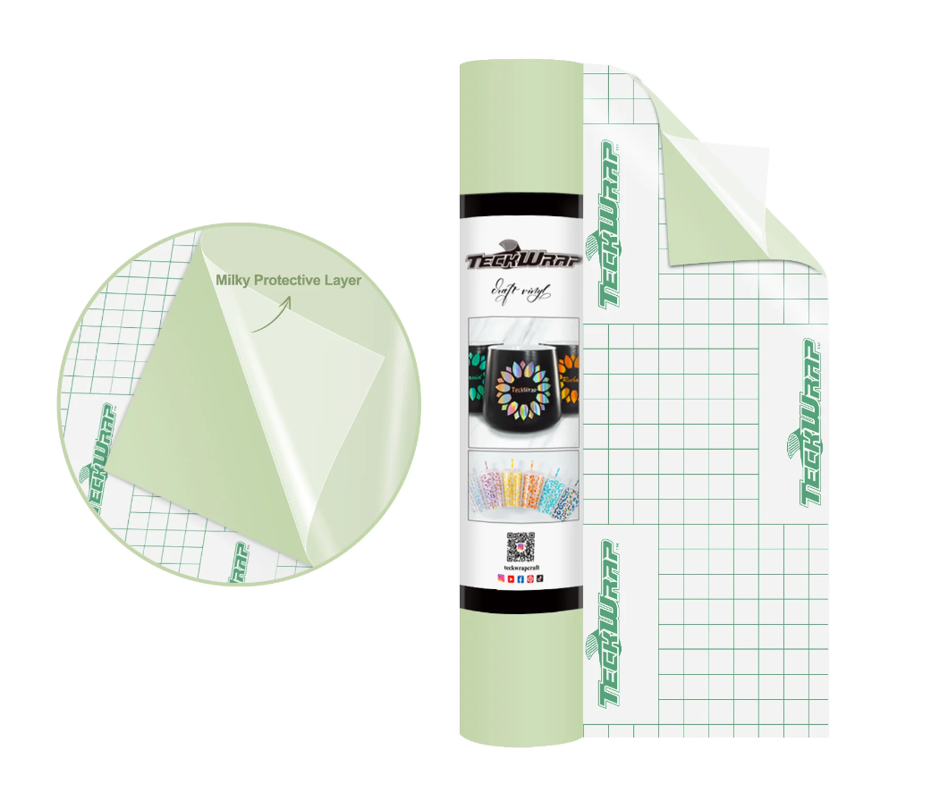 Teckwrap 001M Series Matte Craft Vinyl 12" x 5' roll