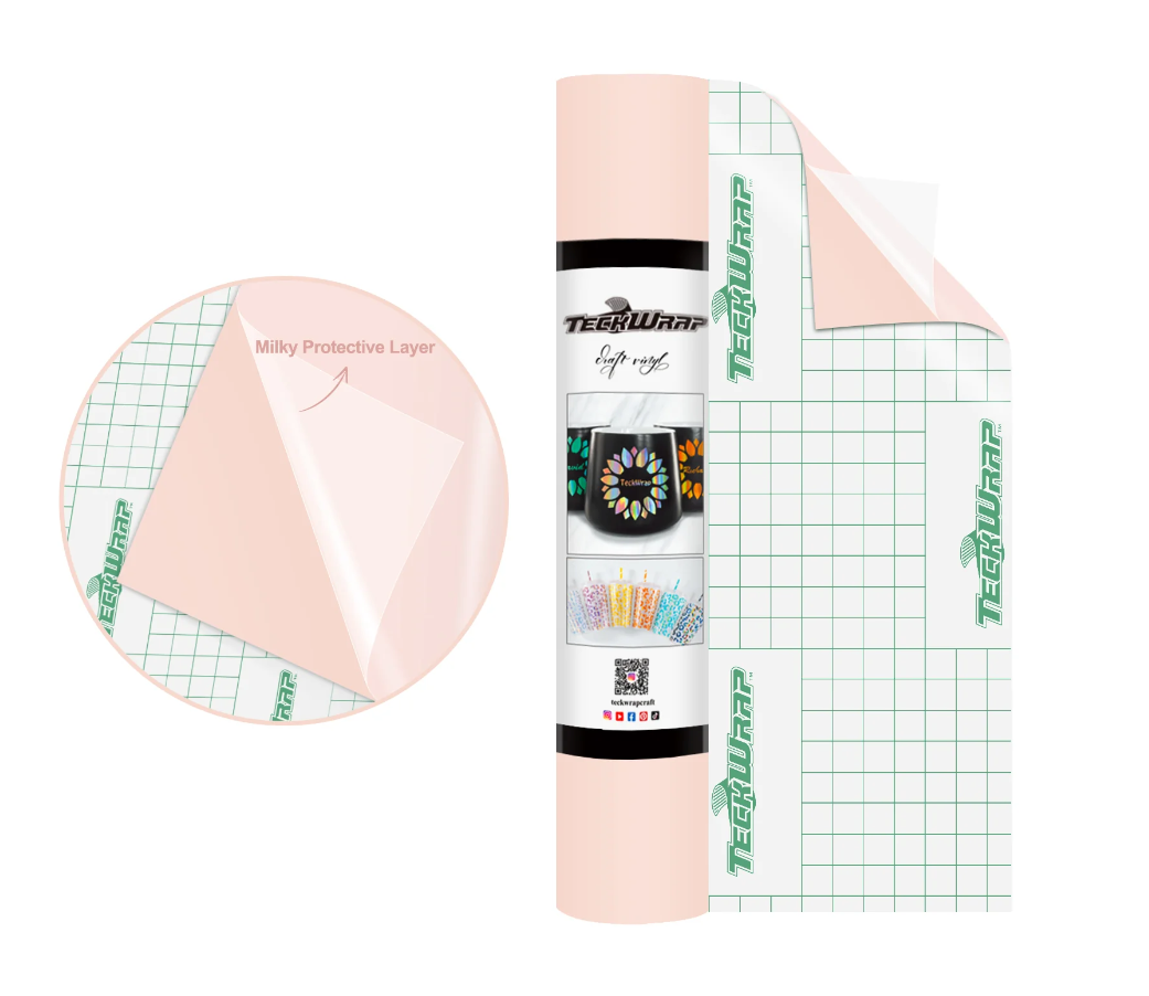 Teckwrap 001M Series Matte Craft Vinyl 12" x 5' roll