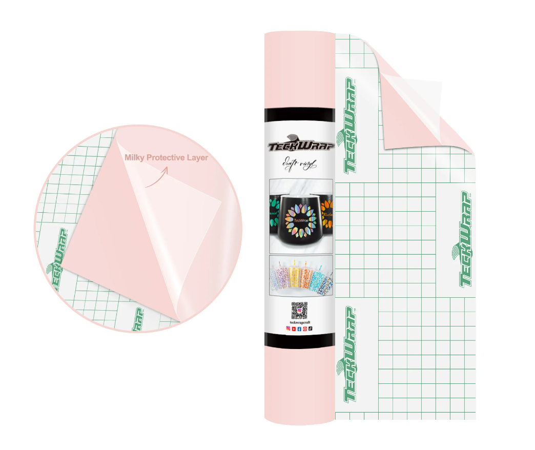 Teckwrap 001M Series Matte Craft Vinyl 12" x 5' roll