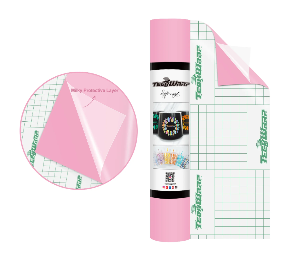 Teckwrap 001M Series Matte Craft Vinyl 12" x 5' roll