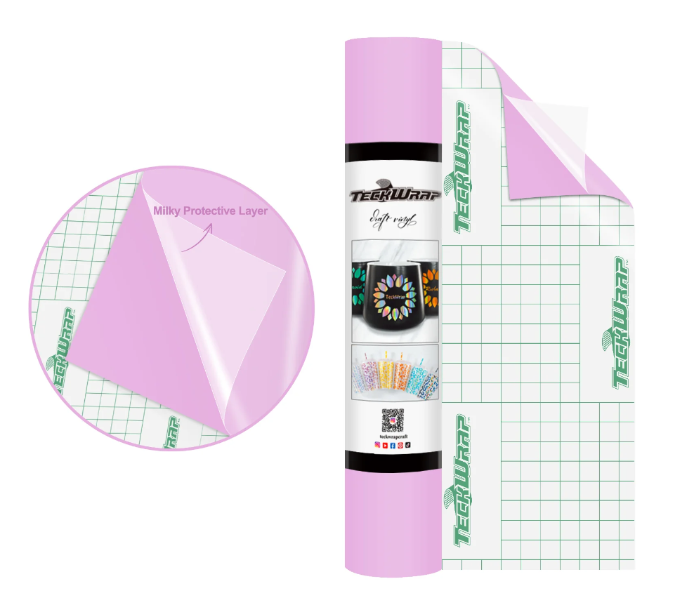 Teckwrap 001M Series Matte Craft Vinyl 12" x 5' roll