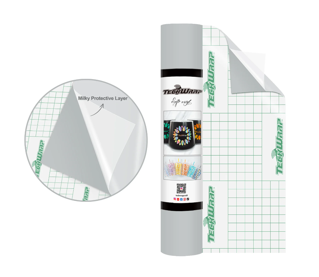 Teckwrap 001M Series Matte Craft Vinyl 12" x 5' roll